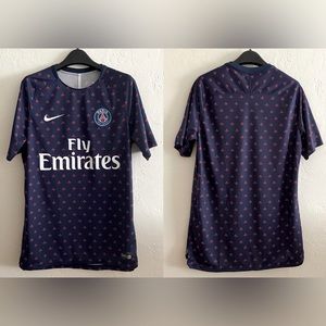NIKE PARIS SAINT-GERMAIN PSG FRANCE TRAINING JERSEY BLUE SIZE MEDIUM